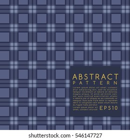 Fabric Pattern. Plaid. Vector Illustration