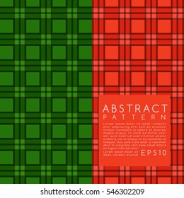 Fabric Pattern. Plaid. Vector Illustration