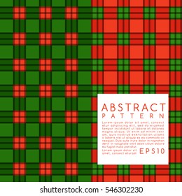 Fabric Pattern. Plaid. Vector Illustration