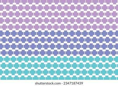 Fabric pattern The plus sign is blue purple pink All pastel colors can be used as wallpaper or background