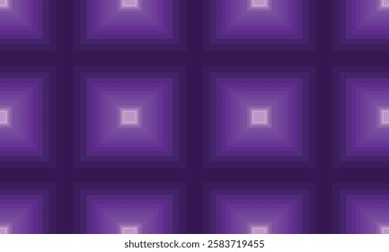 The fabric pattern rectangles arranged in beautiful rows, orange, vector, seamless geometric pattern, purple abstract background