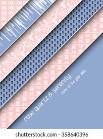 Fabric pattern. Rose Quartz and Serenity - 2016 Colors of the Year