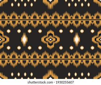 Fabric pattern textile, Geometric line seamless pattern, Ethnic pattern design
