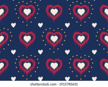 Tapa textil de patrón de tejido, patrón sin fisuras de línea cardíaca, diseño vectorial