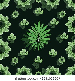 Patrón de tela textil diseño sin costuras
