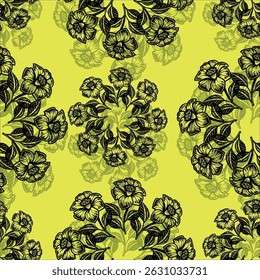 Patrón de tela textil diseño sin costuras