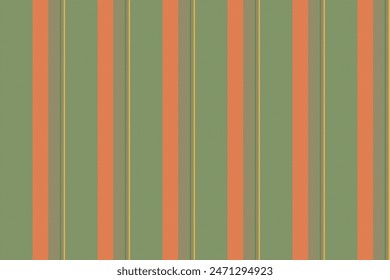 Fabric pattern texture of textile vertical seamless with a vector lines background stripe in amber and cyan colors.
