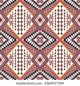 Fabric pattern, various patterns, orange, black