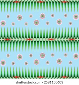 Fabric pattern vector files used to create different patterns and enhance the beauty of fabrics.