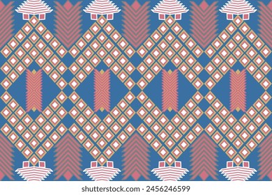 Fabric pattern work designed for a variety of uses. Created by using geometric shapes as simple but beautiful elements.