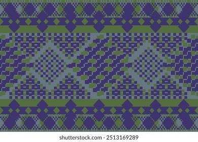 The fabric pattern is woven into a grid.