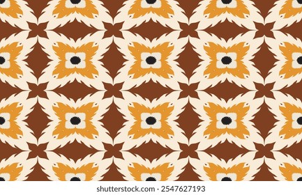 The fabric patterns seamless vector pattern, beautifully arranged floral
