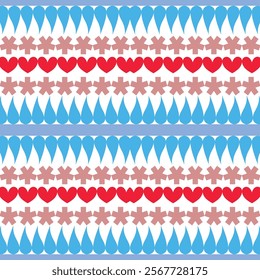 Fabric patterns that can be used on all types of fabric to enhance the beauty of the fabric.