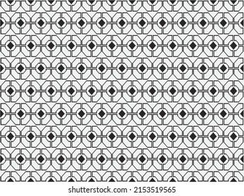 Fabric Patterns using Geometry Graphics, Seamless Textile Pattern Vector Art. Wallpaper, packaging, fabrics, and textiles for the design and decorative background.