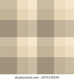 Fabric plaid background of vector tartan texture with a pattern seamless textile check in light and pastel colors.