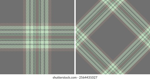 Fabric plaid check of texture background seamless with a textile tartan vector pattern. Set in vintage colours for stylish oilcloth and other kitchen decor.