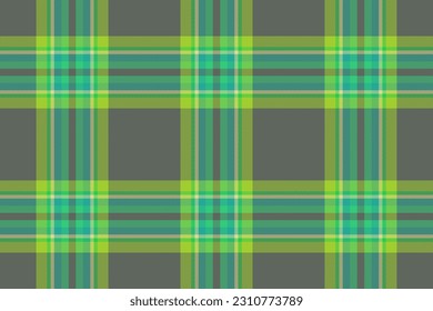 Funda de tela sin fisuras del patrón de control vectorial con una textura textil tartán de fondo en colores pastel y cal.