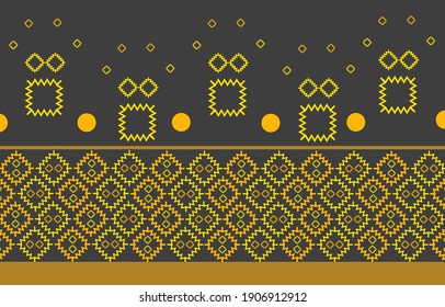 Fabric print or Abstract geometric pattern and background for gift paper