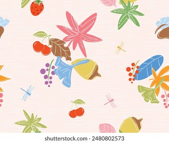 Fabric printing patterns, garment patterns. Flower, fruits, colors.  Autumn. Roller printing. Printed on the fabric in the rotary screen printing machine. Maximum is 16 to 18 color.  3D printing.
