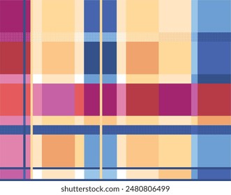 Patrones de impresión de tela, patrones de ropa. Cuadros, cuadros, tela. Impresión por rodillos. Impreso en la tela en la máquina de serigrafía rotativa. El máximo es de 16 a 18 colores.  