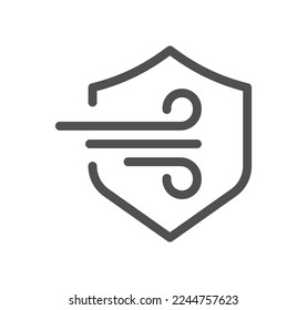 Fabric properties related icon outline and linear vector.