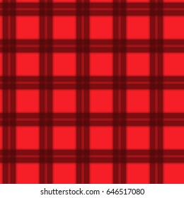 Fabric in red and black fiber seamless pattern tartan. vector background