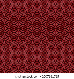 Fabric red tone geometry simply seamless pattern,ethnic pattern traditional background Design for carpet,wallpaper,clothing,wrapping,batik,fabric,embroidery