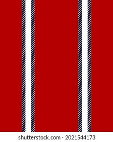 Fabric retro color Nautical style. stripe pattern with Navy Blue, Red and white vertical parallel stripes. Vector abstract background.