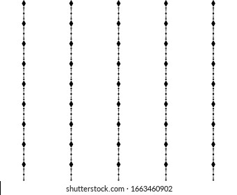 Fabric retro color style.stripe pattern with Black and white vertical parallel stripes.Vector abstract background.