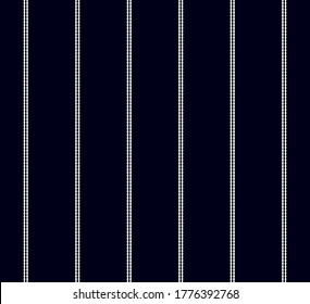 Fabric retro color style.stripe pattern with Navy blue and white vertical parallel stripes.Vector abstract background.