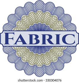 Fabric rosette