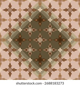 Fabric sameless pixel pattern, embroidery design						