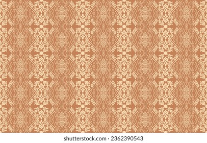 Fabric sealess Tribal pattern geometric ethnic oriental traditional on pink and white background.Aztec style,embroidery,abstract,vector.design for texture,fabric,clothing,wrapping,carpet.