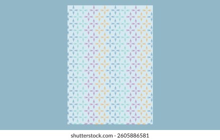 Fabric seamless beautiful design pattern for use.