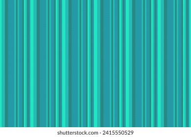 Fabric seamless lines of texture vector textile with a pattern background vertical stripe in teal and blue colors.