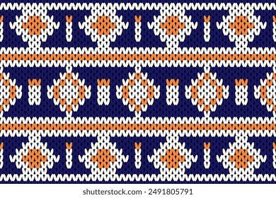 Fabric seamless pattern cross stitches 