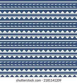 Patrón sin fisuras de tejido. Fondo azul geométrico.