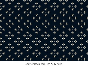 fabric seamless pattern modern ornaments. Minimal style arrangement. Simple geometric design pattern block use for textile, fabric, shirt, fashion garment.