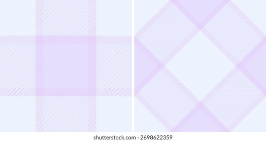 Fabric seamless vector of check plaid texture with a tartan background textile pattern. Set in sky colours for stylish scarves for women.