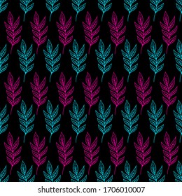 impresiones florales sin fisuras de color vectorial