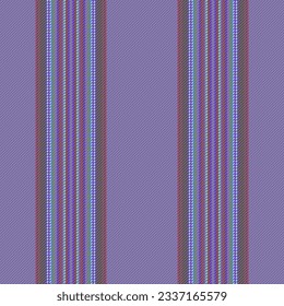 Fabric seamless vector of lines vertical pattern with a background textile texture stripe in indigo and pastel colors.