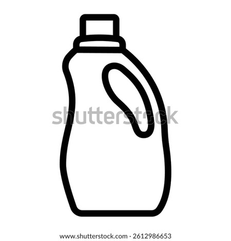 Fabric Softener Vector Line Icon Design