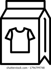 Fabric Softner Concept, laundry aid vector Icon Design,  Laundry and Dry Cleaning symbols on white background