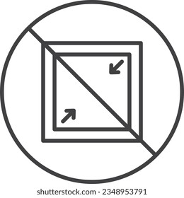 Fabric Specification Vector Icon - Anti Shrinkage