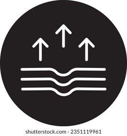 Icono del vector de especificación de la estructura - Anti Wrinkle