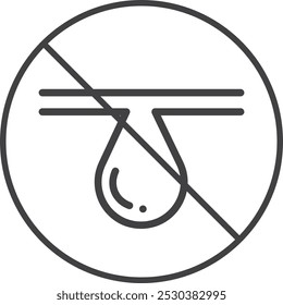 Fabric Specification Vector Icon - Anti Color Fading