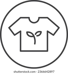 Especificación del tejido Icono del vector - Material natural