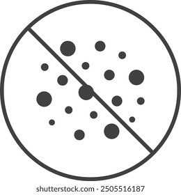 Fabric Specification Vector Icon - Soil Release
