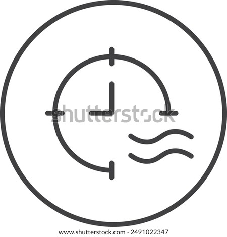 Fabric Specification Vector Icon - Water Quick Dry