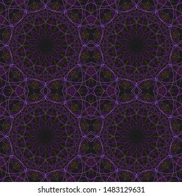 Fabric spring ornament with tiles. Seamless rhombus pattern. Abstract holiday wrapping paper.Vector tiled background.
